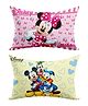Disney By Kuber Mart Industries Disney Mickey Mouse & Friends Reversible Pillows Pack of 2 - Pink Cream