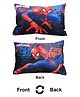 Marvel By Kuber Mart Industries Spiderman Print Baby Pillow Super Soft For Sleeping & Travel- Navy Blue