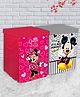 Disney By Kuber Mart Industries Disney Minnie Mouse & Mickey Mouse Non Woven Fabric Storage Boxes Pack of 2 - Pink Grey