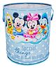 Disney By Kuber Mart Industries Print Waterproof & Foldable Round Laundry Bag with Handle - Sky Blue