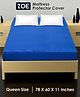 Zoe Waterproof Queen Size Mattress Protector - Royal Blue