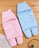 ZOE Hooded Supersoft Wearable Wrapper Blanket Pack of 2 - Pink & Blue