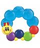 YAMAMA Happy Rattle Teether Toys For Babies Cute Caterpillar Shape Teether For Babies - Multicolor