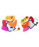 YAMAMA Light N Rattle Keys Teething Toy For Babies Interactive And Sensory Teething Toy For Babies And Kids - Multicolor