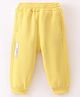 Little Kangaroos Full Length Wollen Lounge Pant Text Printed - Yellow