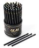 Flair Creative Gem Pencil With Stand 50 Pieces - Black