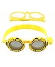 Little Surprise Box Yellow Fish Dual Glass Frame Sun protection & Swimming Goggles for Kids UV protected and Anti Fog- Yellow