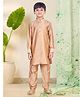 Pehanaava Full Sleeve Solid Kurta With Pyjama - Rose Golden
