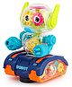 Fiddlerz  Gear Robot Toy Transparent Gear with Flashing Lights & Sound 360 Degree Rotating Bump & Go - Multicolour