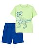 Carter's Baby 2-Piece Dinosaur Tee & Short Set - Green