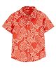 Carter's Baby Pineapple Button-Down Shirt - Orange