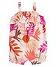 Carter's Cotton Blend Sleeveless Tropical Printed Romper - Multicolour
