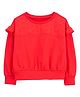 Carter's Baby Eyelet Crew Neck Top - Red