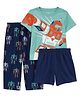 Carter's 3-Piece Robot Loose Fit Pyjamas - Blue