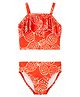 Carter's Pineapple Ruffled Tankini Top & Bottoms Swimsuit Set - Red