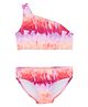 Carter's One Shoulder Two Piece Printed Swimsuit - Pink