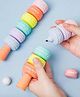 Muren Burger Shape Highlighter Set of 6-Multicolour
