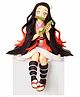 Nezuko Demon Slayer Sitting Action Figure Limited Edition for Car Dashboard, Decoration Cake Office Desk Study Table Height 14 cm