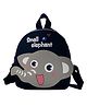 SYGA Children's School Backpack Cute Elephant Cartoon Theme Black - 2 to 4 Years Kids
