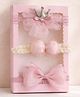 SYGA 3 Pcs Baby Girl Headband Soft Flower Bow Strechable Hairband Suitable For Newborns, Infants, Toddlers and Kids 0-3 Years(Color1023)