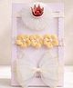 SYGA 3 Pcs Baby Girl Headband Soft Flower Bow Strechable Hairband Suitable For Newborns, Infants, Toddlers and Kids 0-3 Years(Color - 1043)