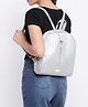 KLEIO Spacious Women Backpack Hand Bag For College Weekend Travel For Girls Ladies Silver - 14  Inch