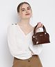 KLEIO Designer Croco Chic Sling Handbags For Women/Girls (HO9013KL-BR)(BROWN)