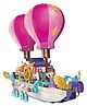 PLUSPOINT Fairy Ship Ballon Fairy Copter Girls & Friends Tiny Blocks and Bricks Imagination - 358 Pieces