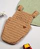 Shilpshakti  Sleeveless Woollen Handmade Solid  Unisex Onesie - Golden
