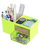 FunBlast Desk Organizer with Drawer Stationary Storage Stand - Green