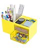 FunBlast Desk Organizer with Drawer Stationary Storage Stand - Yellow