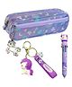 FunBlast Pencil Pouch Pack of 3 Unicorn Gift Set - Purple