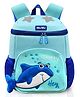 FunBlast 12 Inch Cute Sharky Themed Miniature Backpack Blue