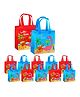 FunBlast Non Woven Dinosaur Print Gifting Bags - Pack of 12 Hand Bags