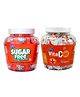 Derby Sugar Free Strawberry Candy Approx 115pcs 330gms and Vitacin Poly 100pcs 350gms  (Pack Of 2 )