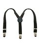 Kidofash Solid Suspenders - Black