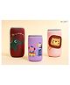 NeonateCare Stretchable Baby Feeding Bottle Cover Sleeves Cartoon Prints With Holding Strap Suitable for 120ml 220ml 240ml Slim Neck Feeding Milk Feeder Bottles (Pack of 3)