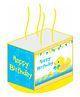 Untumble Duck Theme Pinata for Birthday Celebrations Box Shaped Party Pinata to Fill Chocolates- Multicolor