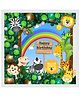 Untumble Baby Jungle Theme Birthday Decoration Backdrop Arch Kit- Pack of 66