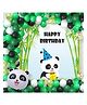 Untumble Panda Theme Birthday Decoration Backdrop Arch Kit - Pack of 63