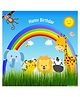 Untumble Baby Jungle Theme Birthday Decoration Backdrop Arch Kit- Pack of 66