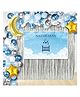 Untumble Blue Naming Ceremony Backdrop Banner Kit for Baby Girl Pack of 66