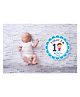 Untumble Blue Milestone Cards for First Year Boy Baby - Pack of 12