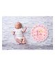 Untumble Pink Milestone Cards for First Year Girl Baby - Pack of 12