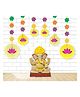 Untumble Vinayagar Chaturthi Decoration Items for Simple House Decoration - Pack of 14