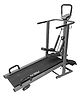 Reach T 100 4 in 1 Multi Functional Manual Treadmill for Home Gym With 3 Level Manual Incline - Grey