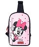 Novex Disney Kids Minnie Mouse Polyester Crossbody Small Shoulder Chest Travel Personal Pocket Bag - Pink