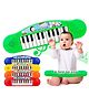 Fiddlerz Musical Keyboard Piano Toy for Kids Colorful Educational Instrument with Fun Sounds Early Learning Gift for Toddlers