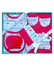 My Tiny Wear 100% New Born Baby Infant Cotton Clothing Gift Set-Red