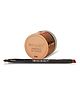 Swiss Beauty Waterproof Eyebrow & Gel Eyeliner 2 In 1 With Brush Smudge Proof Gel Eyeliner And Eyebrow Definer Pencil Shade- Black